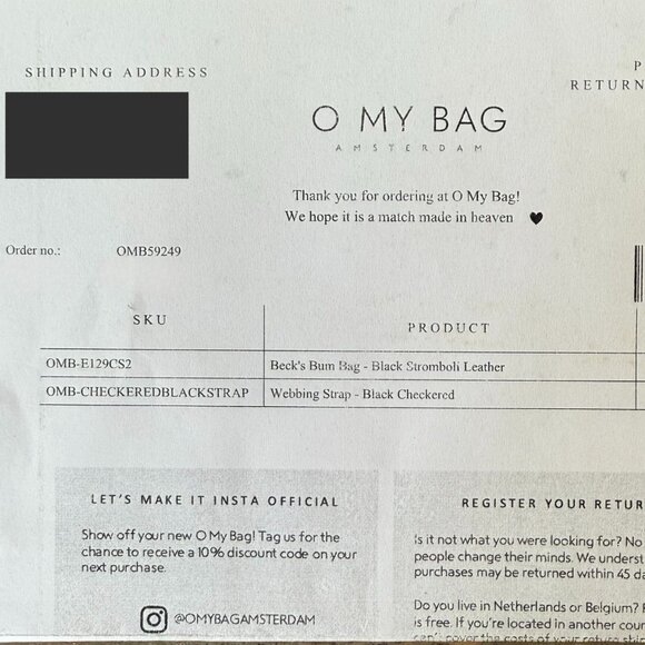 NIB! O My Bag Beck's Bum Bag in Stromboli Leather - Picture 11 of 11